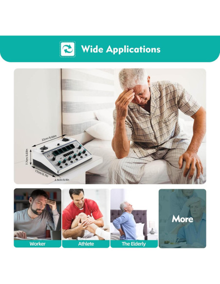 Máquina Estimuladora Eléctrica KWD-808I Acupuntura 6 Canales