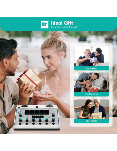 Máquina Estimuladora Eléctrica KWD-808I Acupuntura 6 Canales