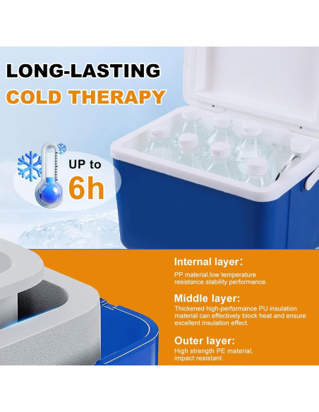 Máquina de Terapia Fría Mathgetin 8L para Rodilla y Hombro