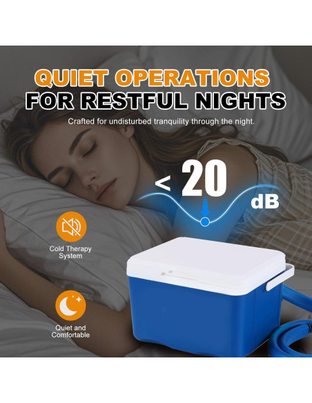 Máquina de Terapia Fría Mathgetin 8L para Rodilla y Hombro