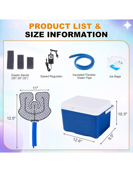 Máquina de Terapia Fría Mathgetin 8L para Rodilla y Hombro