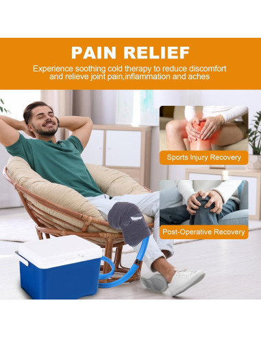 Máquina de Terapia Fría Mathgetin 8L para Rodilla y Hombro
