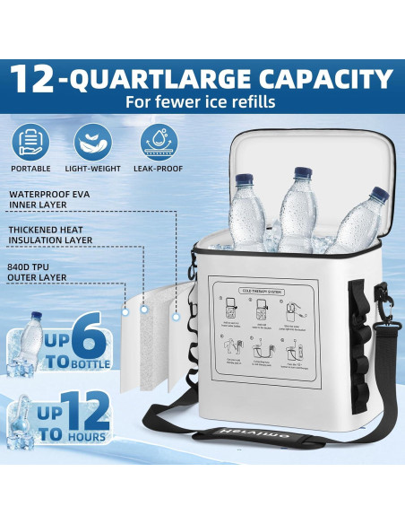 Máquina de Hielo Portátil Hervimo TM002 para Rodilla y Hombro