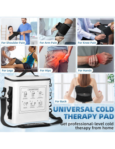 Máquina de Hielo Portátil Hervimo TM002 para Rodilla y Hombro