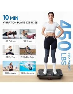 Máquina de Ejercicio Placa de Vibración Taevno VSL4201 199 Velocidades 2