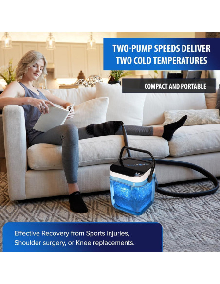 Máquina de Hielo Terapéutica Blue Cube - Alivio Dolor Articulaciones