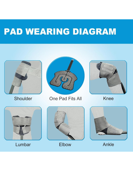 Sistema de Terapia Fría Wellsoon WLC-01 con Almohadilla Universal