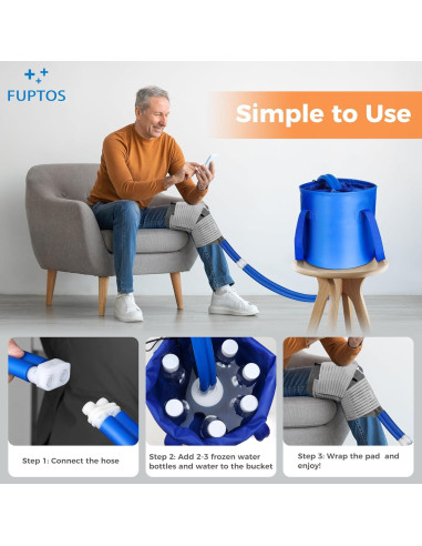 Máquina de Terapia Fría Fuptos COLDBX Portátil para Alivio