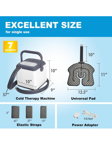 Sistema de Terapia Fría Wellsoon WLC-01 con Almohadilla Universal