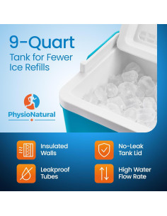 Sistema de Terapia Fría PhysioNatural - Almohadilla Universal 8.5L 2