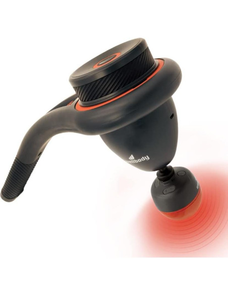 Pistola de Masaje Wellbody Advance con Calor y Vibración