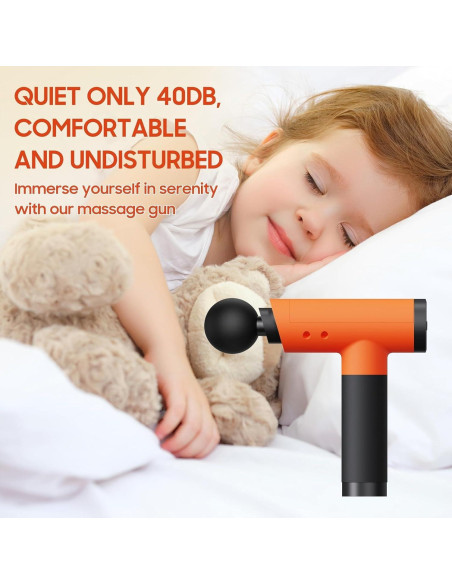 Pistola de Masaje JOYSUWERUN 9 Cabezas 6 Velocidades 22cm