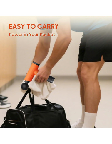 Pistola de Masaje JOYSUWERUN 9 Cabezas 6 Velocidades 22cm