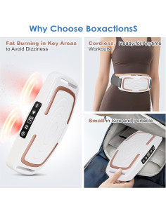 Placa de Vibración Portátil BoxactionsS CJ04 Inalámbrica 9 Niveles 2