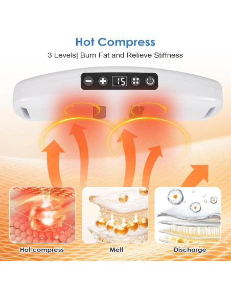 Placa de Vibración Portátil BoxactionsS CJ04 Inalámbrica 9 Niveles
