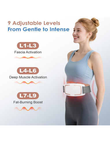 Placa de Vibración Portátil BoxactionsS CJ04 Inalámbrica 9 Niveles