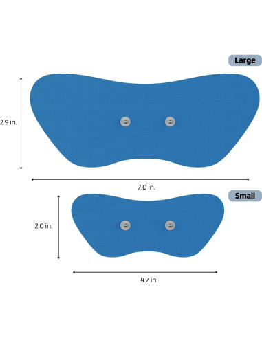 Repuestos Almohadillas Gel Electrodos TENS Soterix PainX - 6 Pzas Pequeñas