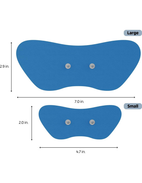 Repuestos Almohadillas Gel Electrodos TENS Soterix PainX - 6 Pzas Pequeñas