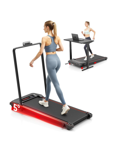 Caminadora Plegable WalkDate con Inclinación y Control Remoto