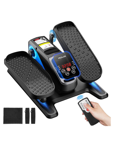 Medilax Máquina Elíptica de Escritorio Portátil 12 Niveles