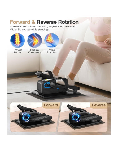 Medilax Máquina Elíptica de Escritorio Portátil 12 Niveles