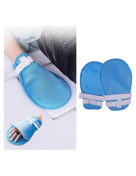 Guantes de Restricción CRAZY ROSA para Cuidado de Adultos Mayores