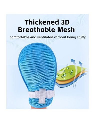 Guantes de Restricción CRAZY ROSA para Cuidado de Adultos Mayores