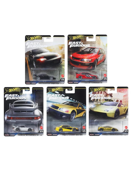 Coche Diecast a Escala 1:64 Hot Wheels Rápido y Furioso M Case