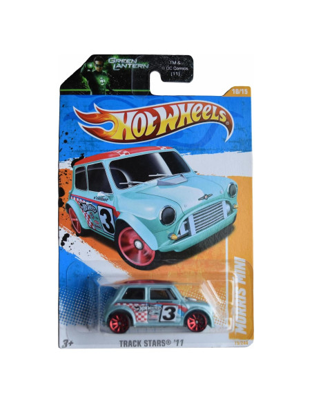 Hot Wheels Morris Mini 1:64 Mattel Azul 2011