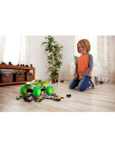 Juguete RC Hot Wheels Monster Trucks Gunkster 1:15 Brilla en la Oscuridad 2