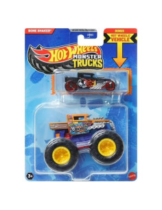 Hot Wheels Monster Trucks Bone Shaker Edición Cómic 1:64