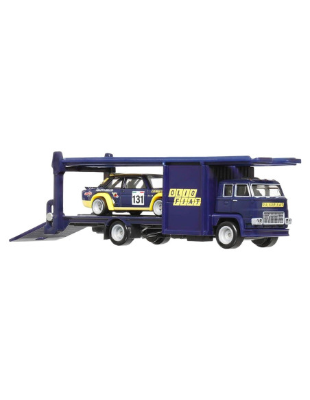 Camión Fiat 131 Abarth Hot Wheels 1:64 Cultura Automovilística