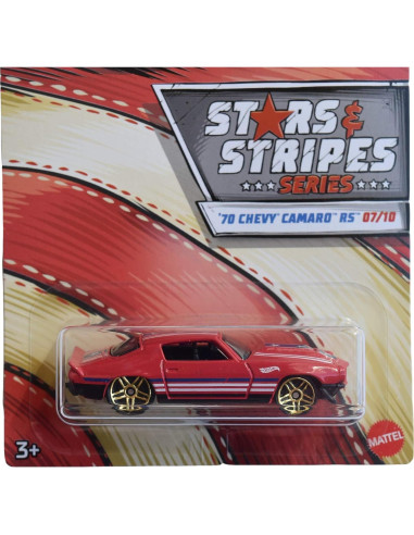 Hot Wheels 70 Chevy Camaro RS Estrellas y Rayas 1:64