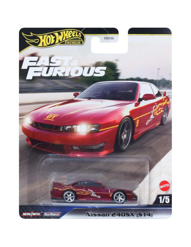 Coche Hot Wheels Premium Rápido y Furioso 1:64 Metal