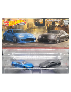Hot Wheels Premium 2 Pack Subaru BRZ y Lexus RC F GT3