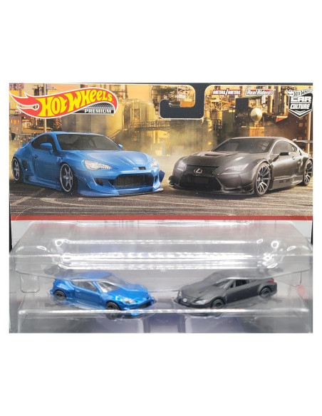 Hot Wheels Premium 2 Pack Subaru BRZ y Lexus RC F GT3