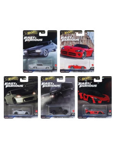 Coche Diecast a Escala 1:64 Hot Wheels Rápido y Furioso J Case