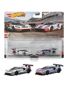 Set de 2 Coches Diecast Hot Wheels 2016 GT Race HCY72