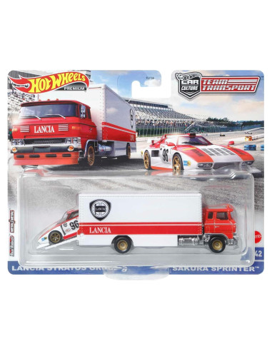 Hot Wheels Lancia Stratos y Sakura Sprinter 1:64 Diecast