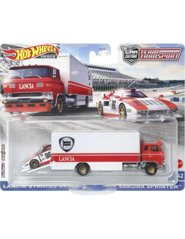 Hot Wheels Lancia Stratos y Sakura Sprinter 1:64 Diecast