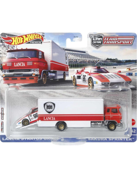 Hot Wheels Lancia Stratos y Sakura Sprinter 1:64 Diecast