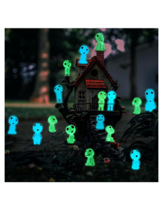 20 Duendes Luminiscentes POPKER para Jardín y Terrario