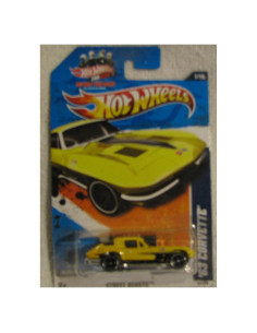 Hot Wheels 2011 Corvette '63 Escala 1:64 Amarillo Die Cast