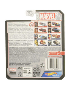 Hot Wheels Coches Marvel Rocket 1:64 Detalles Auténticos 2