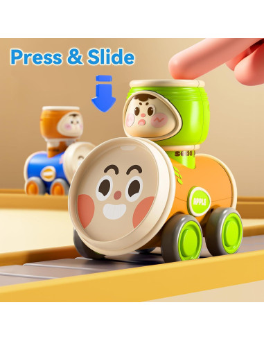 Conjunto de Juguetes de Coche iPlay, iLearn para Niños 1-3 Años