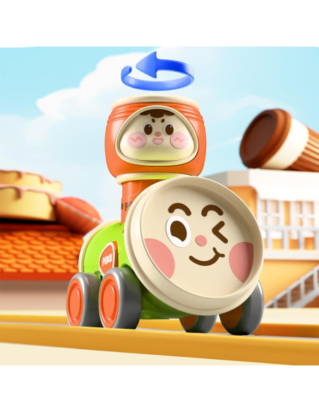 Conjunto de Juguetes de Coche iPlay, iLearn para Niños 1-3 Años