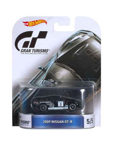 Hot Wheels Vehículo Die-Cast Nissan GT-R 2009 Negro 1:64