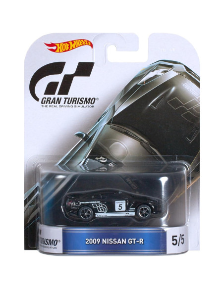 Hot Wheels Vehículo Die-Cast Nissan GT-R 2009 Negro 1:64