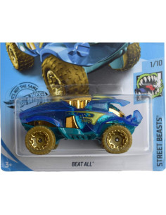 Hot Wheels Bestias de Calle 1:64 Mattel Verde Azulado 2
