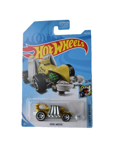 Hot Wheels Eevil Weevil 1:64 Amarillo - Bestias de Calle 2/10